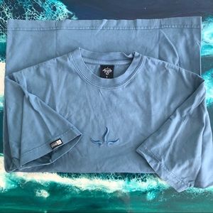 Prana Blue Cotton Short Sleeve Tee